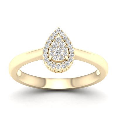 טבעת יהלומים Kate זהב צהוב