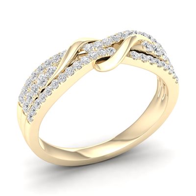 טבעת יהלומים Cris זהב צהוב