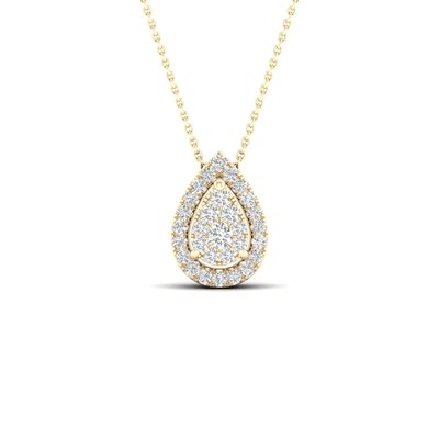 שרשרת משובצת יהלומים Kate זהב צהוב