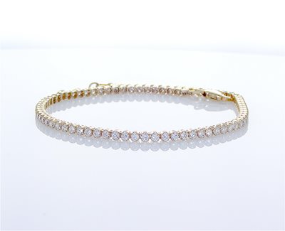 צמיד טניס משובץ זרקונים